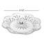 Dublin Crystal Scalloped Dessert Plate