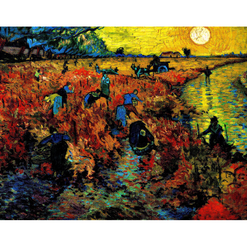Vincent Van Gogh - Wrapped Canvas Painting, 25cm H x 31cm W