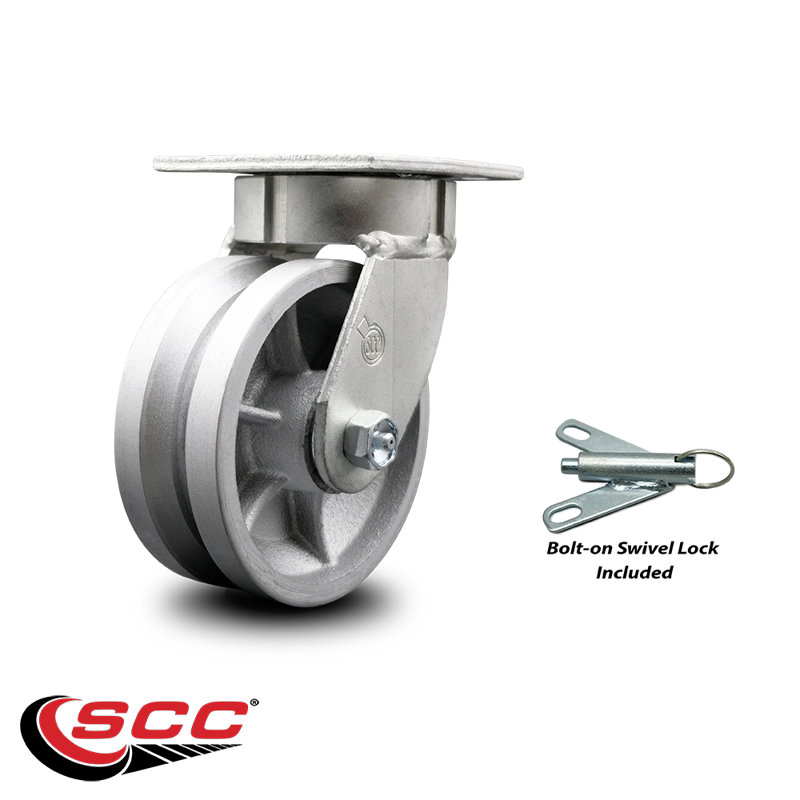 Swivel Caster with Swivel Lock