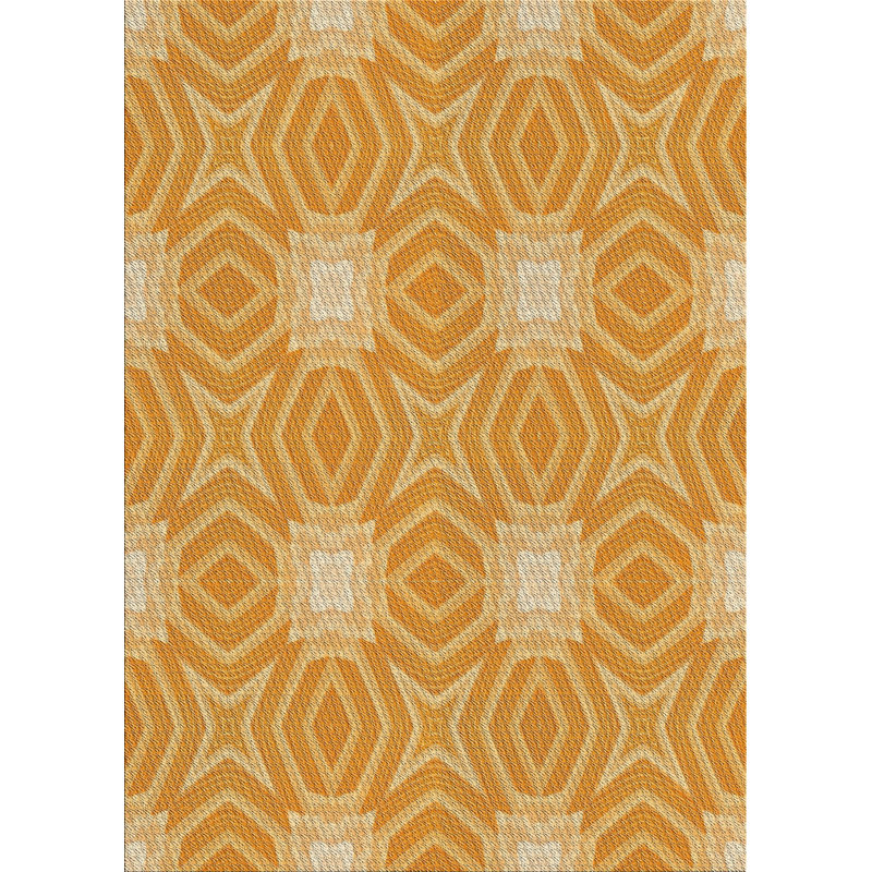 Geometric Indoor Rug, Rectangle 5' x 8'