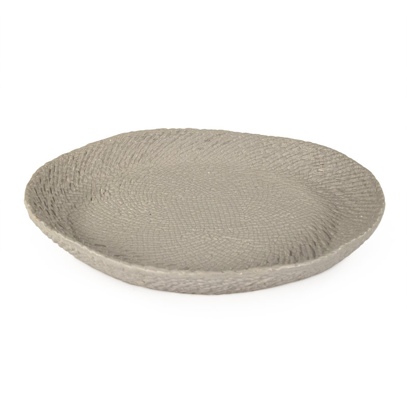 Plateau Jill, Gris, L 16,25 po x L 16,25 po x H 2,25 po
