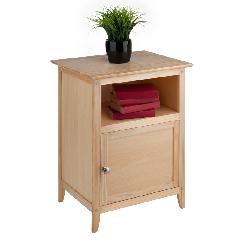 18.9'' W Nightstand, Honey tone