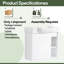 Ensemble de meuble-lavabo simple 24 po avec plateau en céramique Wystan-723046975-723046974