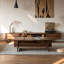 Table de bout en noyer noir-110329285