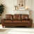 Brown Faux Leather sélectionné
