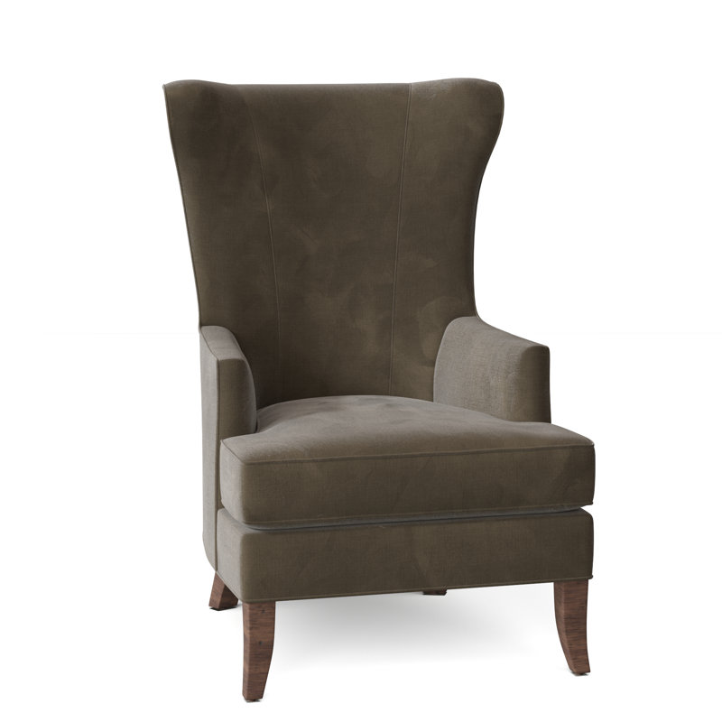Fauteuil à oreilles l 28 po Yates, Tabac, 2033 Camel