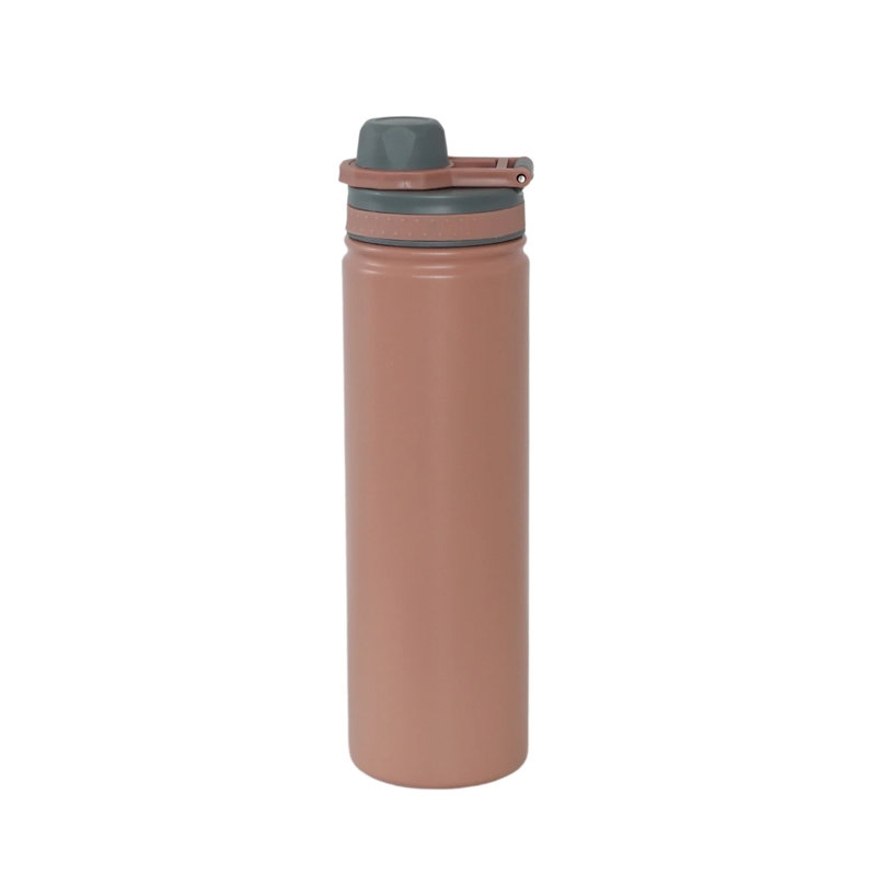 Creative cadeaux international 25 oz. Bouteille d'eau en acier inoxydable à double paroi, Pêche