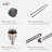 Circular X Single-Hole Single-handle Bathroom Faucet with Drain Assembly-61497405