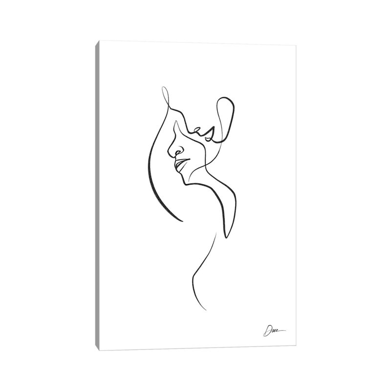 Eros No 4 by Dane Khy - Wrapped Canvas Print, 20.32 cm H x 30.48 cm W