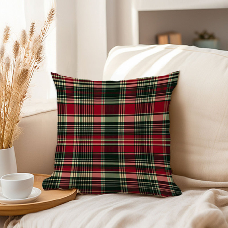 Plaid Pattern V Modern, 20" H x 20" W