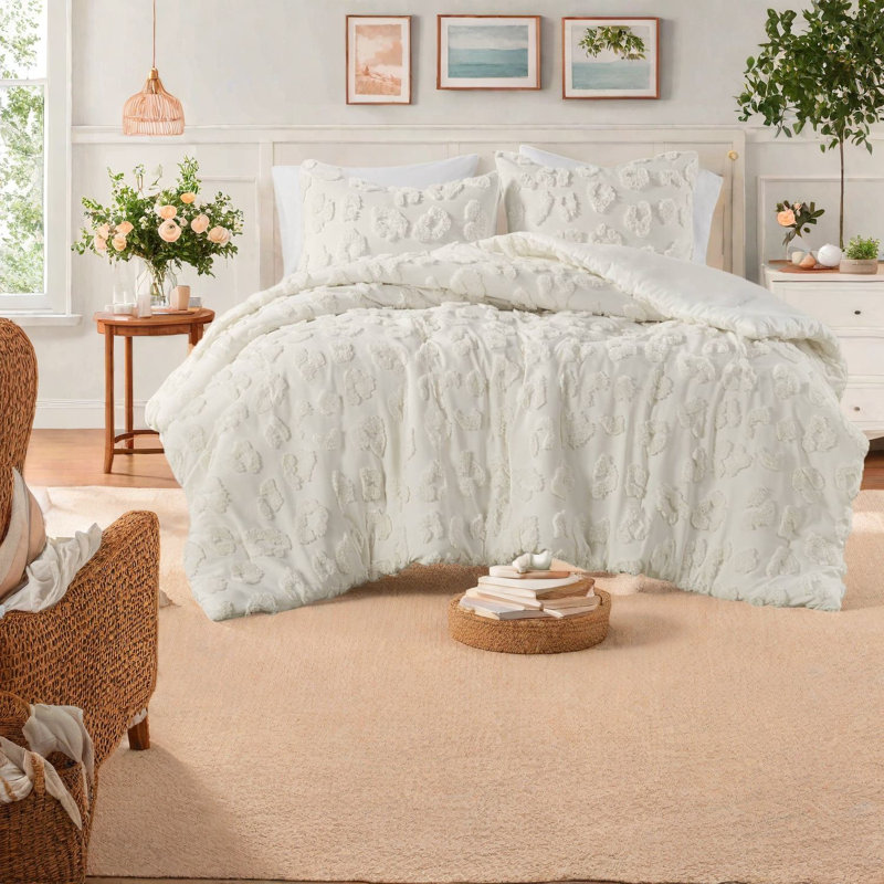 Animal Chenille Bedding Sets King/cal King, Soft Polyester, Modern Home Comfort