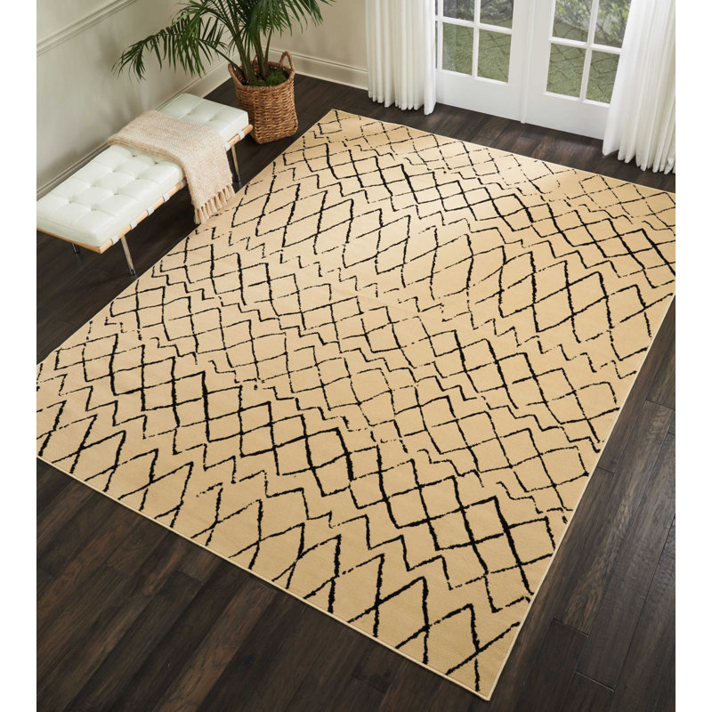 Budyoni Abstract Indoor Rug, Rectangle 7'10" x 9'10"