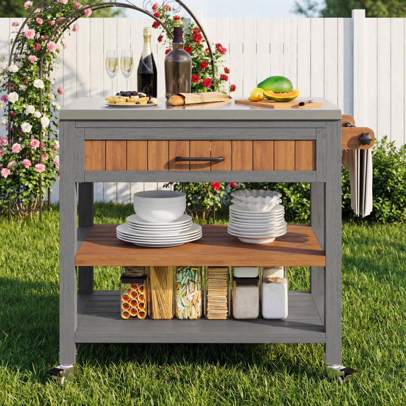 Mobile Tool Cabinet With Drawer & Shelf