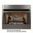 Danny Black Fireplace Insert-2115237948