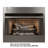 Danny Winston Porter Black Fireplace Insert-2115237948