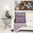 Parkland Collection Transitional Stripes Purple 14" x 20" Pillow-1408672434