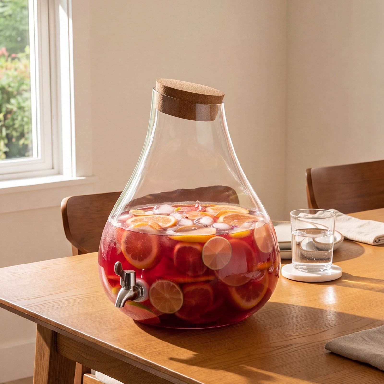 Pearl Glass Beverage Dispenser
