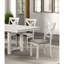 Chaises d'appoint rustiques à dossier en croix de 2 pièces en chêne blanc avec bois d'ingénierie pour les salles à manger de style transitionnel