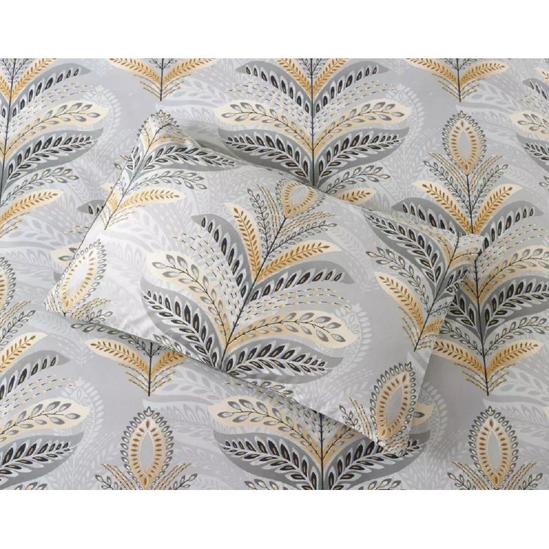 Camorra Cotton Blend Duvet Cover Set with Pillowcases, Single - 1 Standard Pillowcase