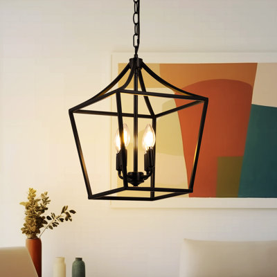 Lustre géométrique à 4 lumières Terene