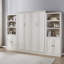 Lit escamotable moderne avec 2 armoires latérales pour petites chambres et chambres d'amis-116844436-116844439