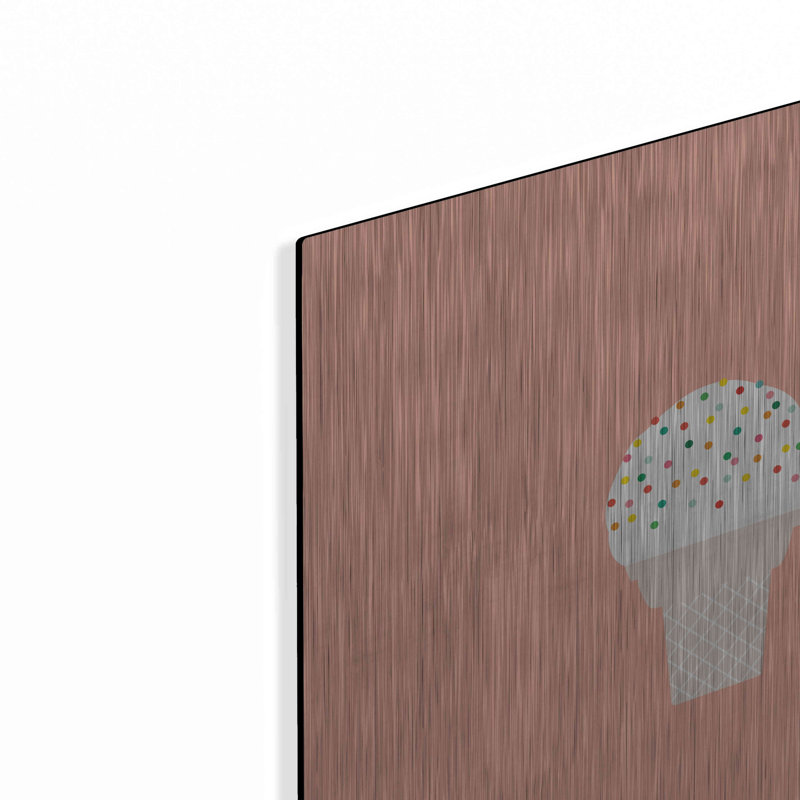 «Ice Cream Cone I» par Ann Kelle, H 12 po x l 12 po