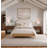 Seabrook Wood Bed with Upholstered Headboard-120463907-124538951