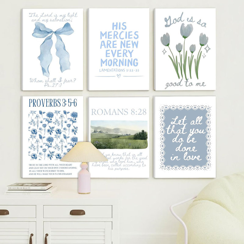 6 Piece Wrapped Canvas Print