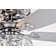 52" Waldon 5 - Blade Reversible Glam Crystal Ceiling Fan with Remote Control and Light Kit Included