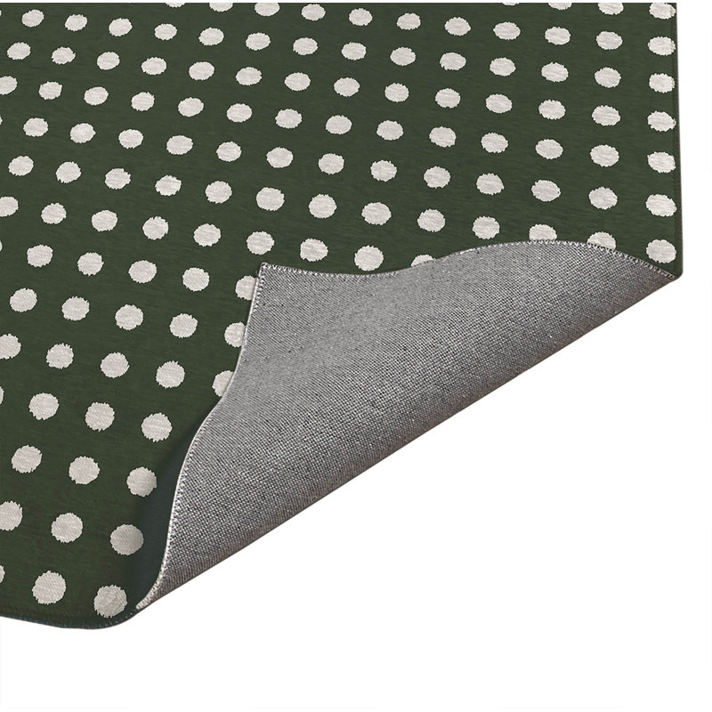 Tapis de cuisine léger et antidérapant Dot Doted, Chimichurri, Rectangulaire 3 pi x 5 pi