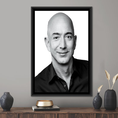 "Jeff Bezos", impression sur toile de haute qualité pour la décoration intérieure
