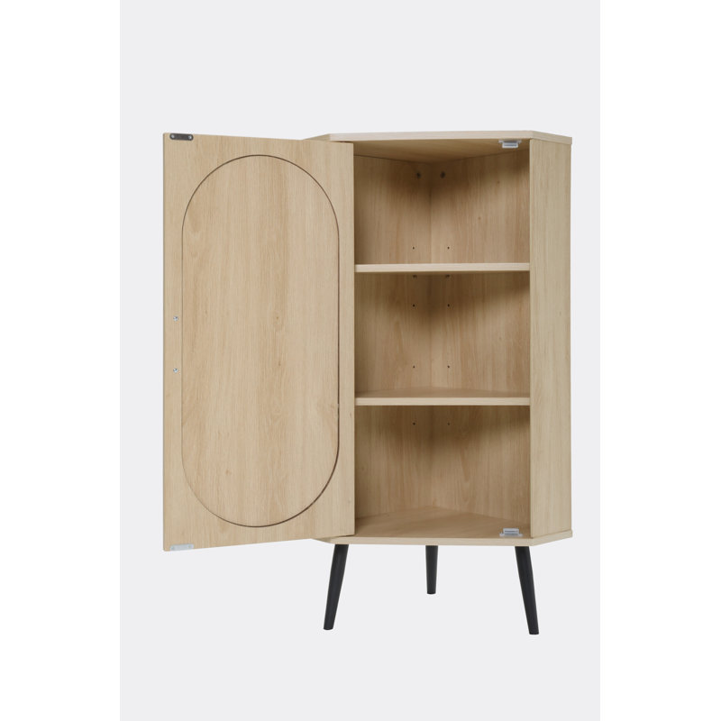 Buffet décoratif de coin à 1 porte Ketner