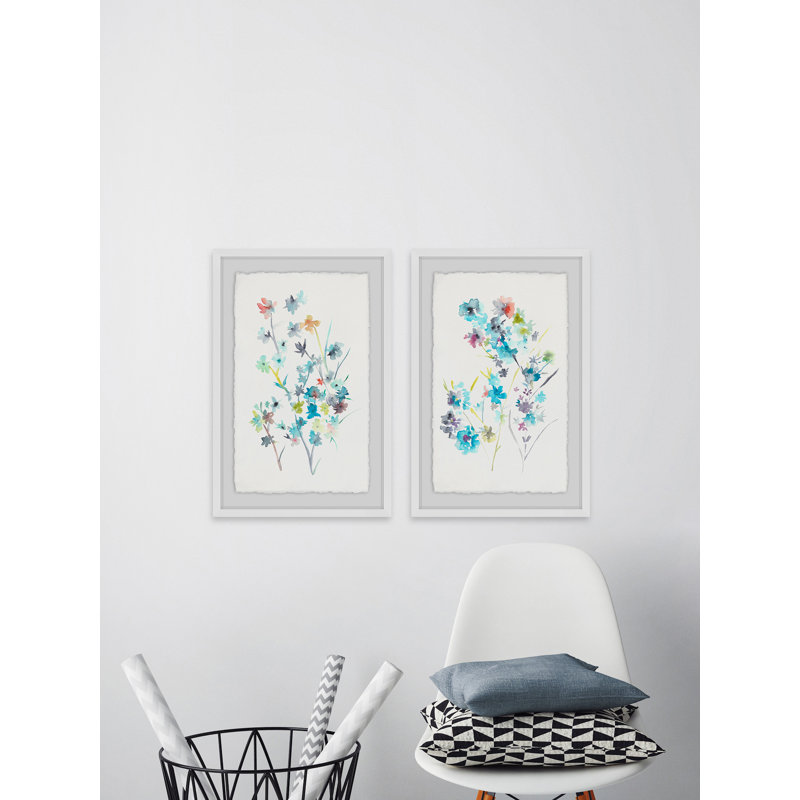 Spring Soiree III - Ensemble de 2 reproductions de cadres photo, H 18 po x l 12 po x P 1,5 po