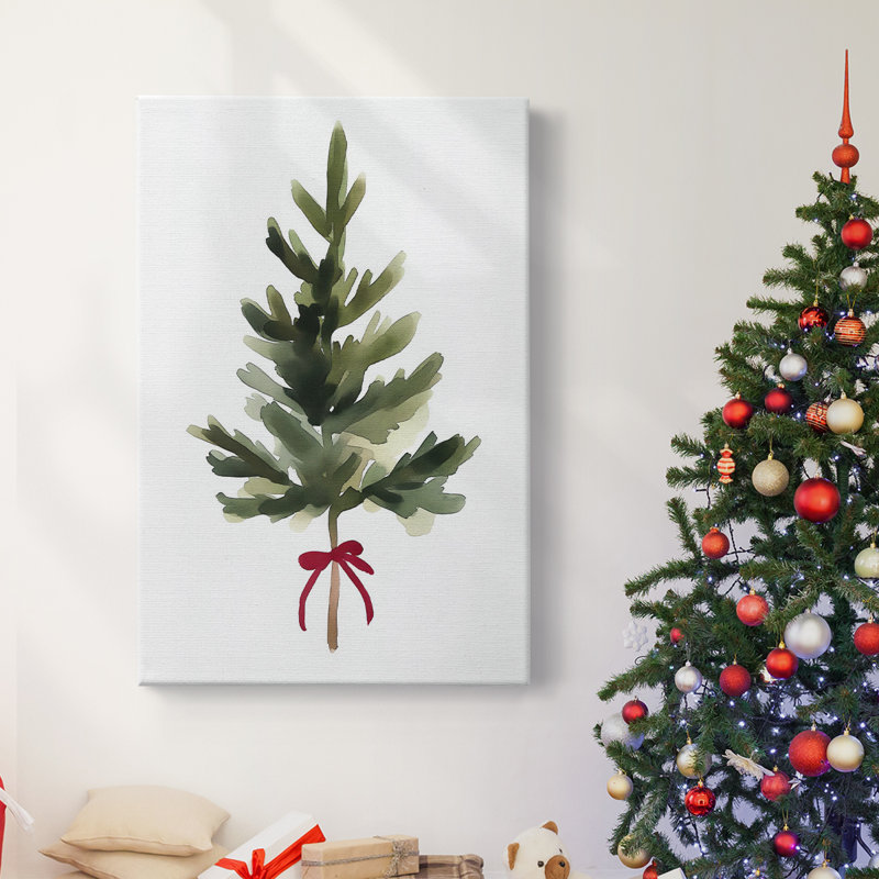 Art des Fêtes de Noël - Toile tendue avec châssis DCCLxxxvii, H 12 po x l 8 po