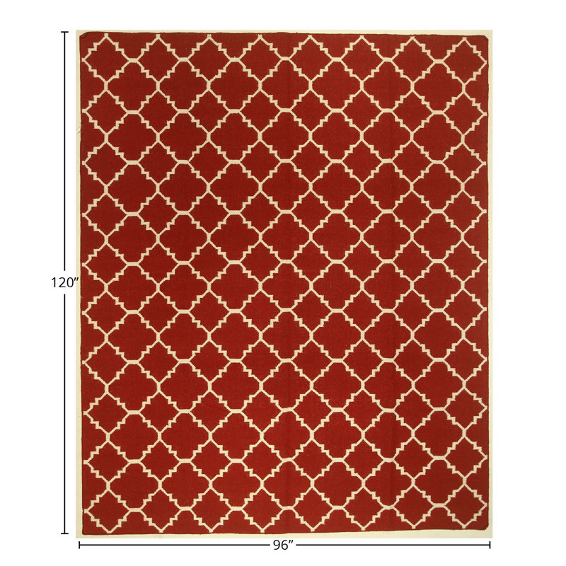 Flatweave Geometric Area Rug