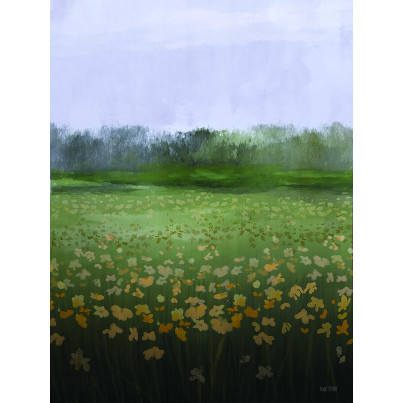 Printemps matin - reproduction sur toile tendue, H 16 po x l 12 po
