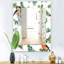 Miroir mural à branches d’oiseaux sur pin-40101927