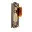 Grandeur Parthenon Plate Double Dummy with Baguette Crystal Door Knob-1032165386