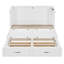 Lit escamotable moderne avec tiroirs et prises USB