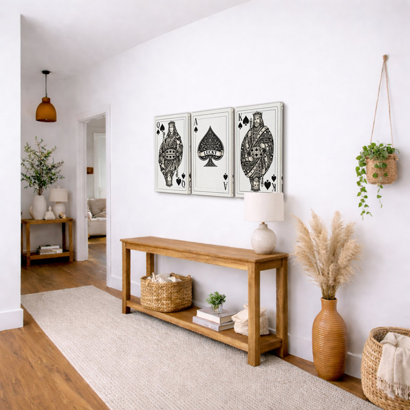 Reproduction de giclée sur toile encadrée 3 pièces, Toile tendue, H 36 po x l 72 po x P 1,5 po