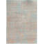 Hand-Knotted High-Quality Silver and Orange Area Rug