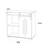 Yila 32.2'' Bar Corner Cabinet,Coffee Bar Cabinet with Wine Rack