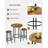 Dorcin 2 - Person Four Leg Dining Set