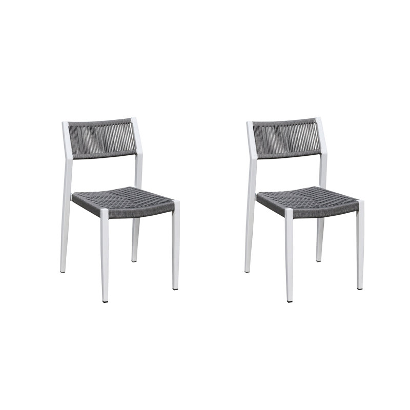Abidi Stacking Patio Dining Side Chair