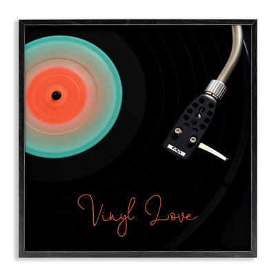 Giclée encadrée de vinyle Spinning