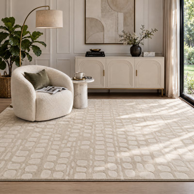 Tapis lavable doux et moderne pour salon, chambre à coucher