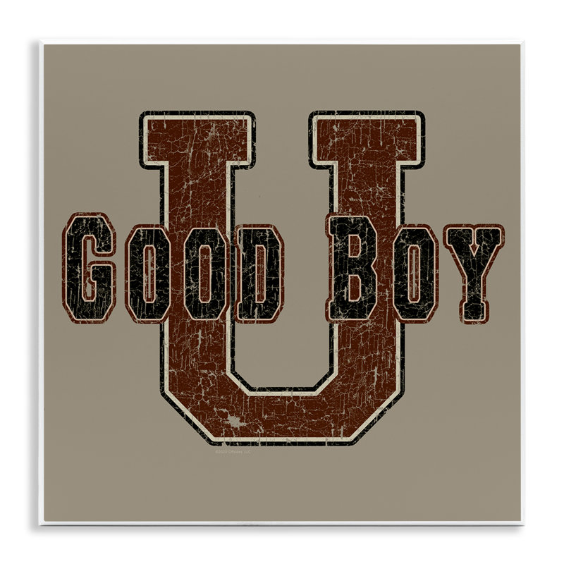 Art mural rétro «Good boy U» par Spirit Animals / Life Is High