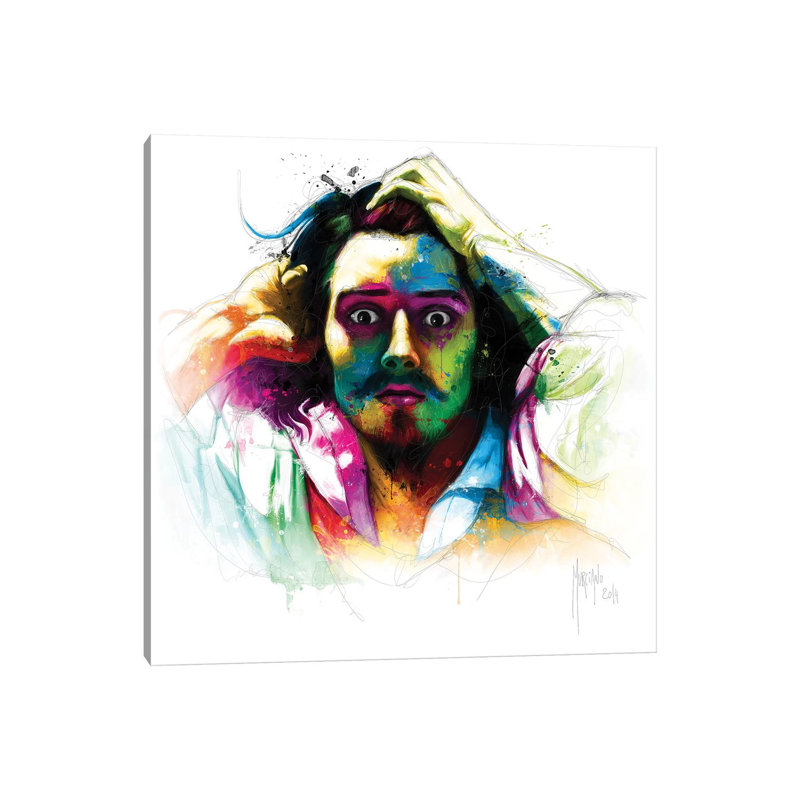Le Désepéré Gustave Courbet by Patrice Murciano - Wrapped Canvas Painting