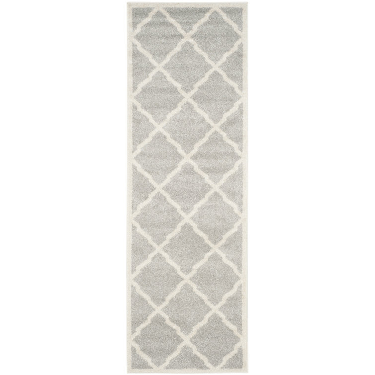 Ammundsen Geometric Light Grey / Beige Area Rug