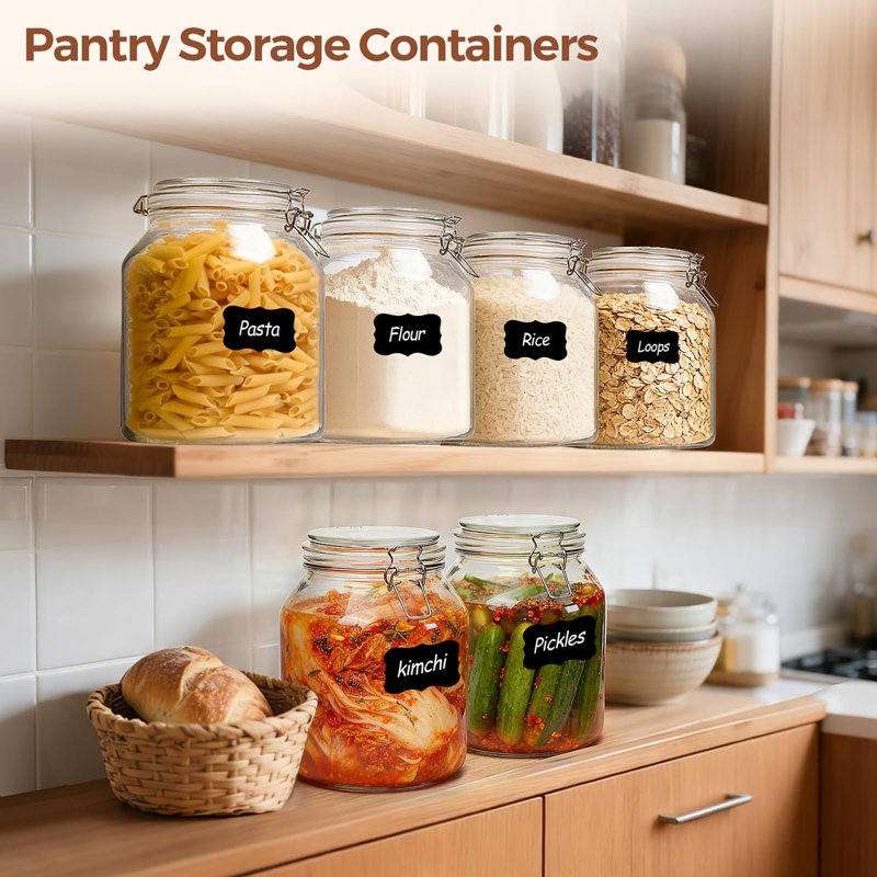 Glass Jar - Set of 2